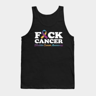 Fuck Cancer Bladder Cancer Awareness Tank Top